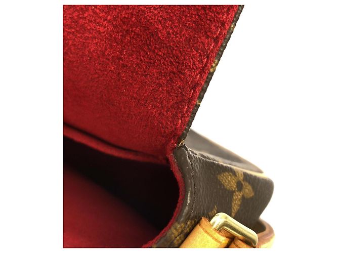 Bolso de hombro Louis Vuitton Monogram Tambourin Castaño Monograma - vista 9