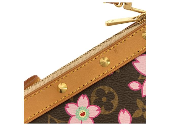 Louis Vuitton Monogram Cherry Blossom Pochette Accessoires Marrone Monogramma - vista 6