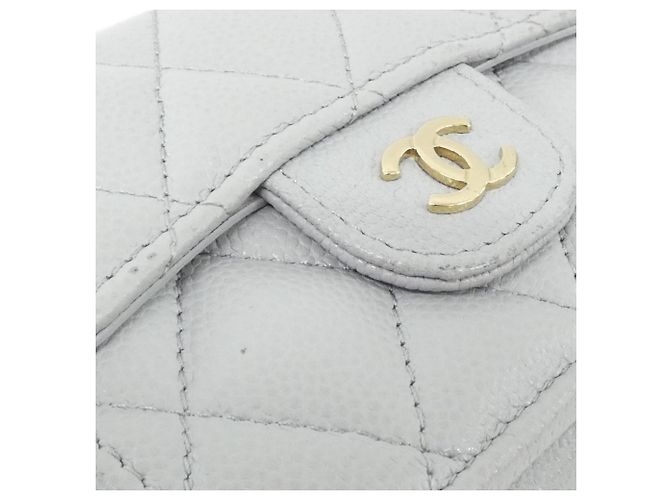 Classique Portefeuille pliable à trois volets Chanel Timeless Classic Line AP0230 Marron - vue 6