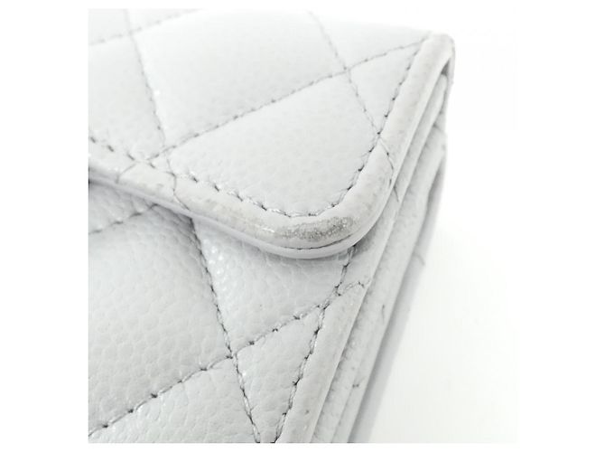 Classique Portefeuille pliable à trois volets Chanel Timeless Classic Line AP0230 Marron - vue 7