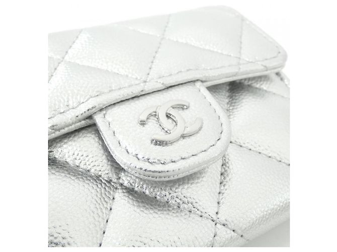 Classique Chaîne de portefeuille Chanel Timeless Classic Line AP0238 Argenté - vue 4