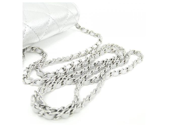Classique Chaîne de portefeuille Chanel Timeless Classic Line AP0238 Argenté - vue 5