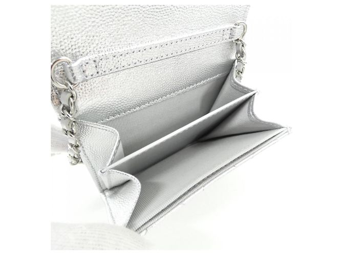 Classique Chaîne de portefeuille Chanel Timeless Classic Line AP0238 Argenté - vue 7