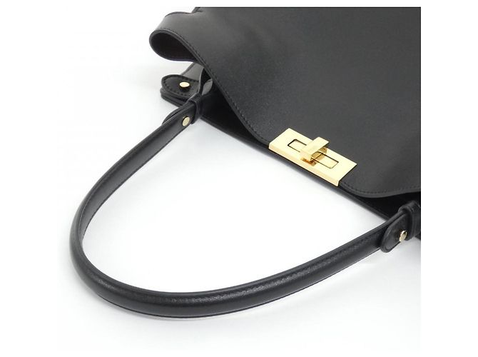 Borsa a Spalla Fendi Way Large Nero Cioccolato - vista 6