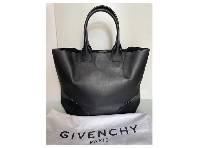 Givenchy Tote Bag aus schwarzem Leder - Ansicht 2