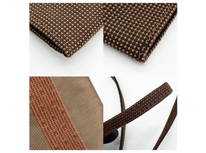 Hermès Borsa a tracolla Pochette Herline Hermes Marrone - vista 3