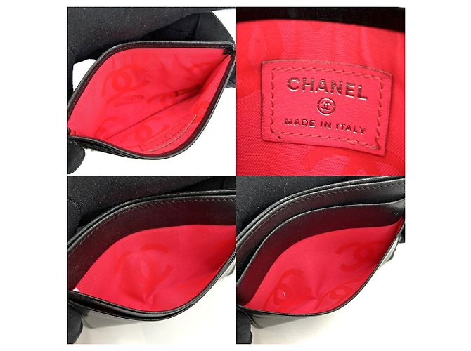 Tarjetero negro Chanel Cambon Line - vista 4