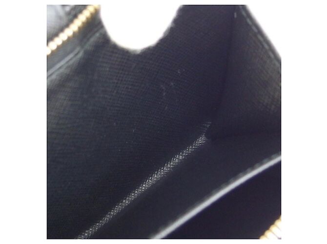 Prada Saffiano Metal Bi-fold Medium Wallet Schwarz - Ansicht 11