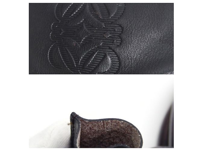 Borsa Tote Loewe Amazona Fusta Small Nero - vista 8