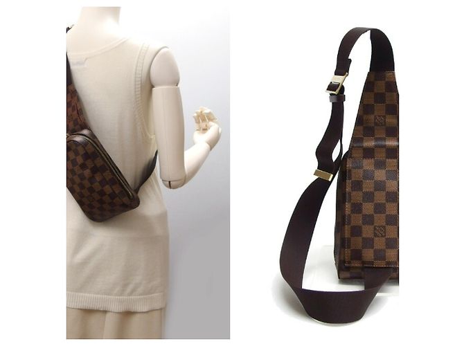 Borsa a tracolla Louis Vuitton Damier Geronimos - vista 3