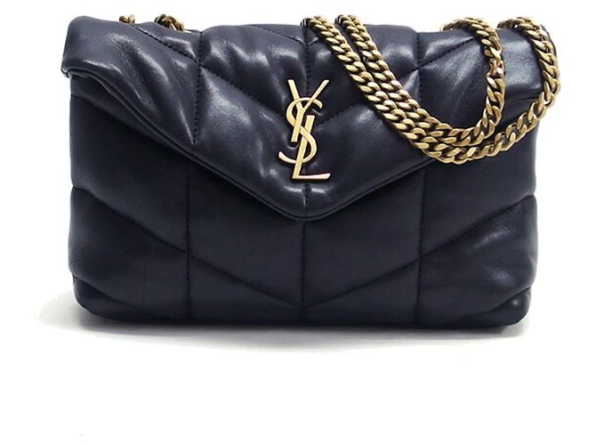 Borsa a tracolla Saint Laurent Paris Loulou Puffer in agnello - vista 2