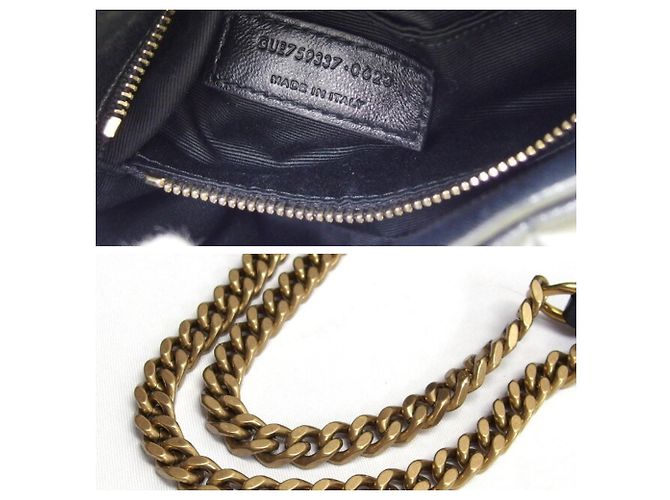 Borsa a tracolla Saint Laurent Paris Loulou Puffer in agnello - vista 5