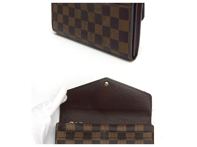 Louis Vuitton Damier Portefeuille Sarah Long Wallet - vista 3