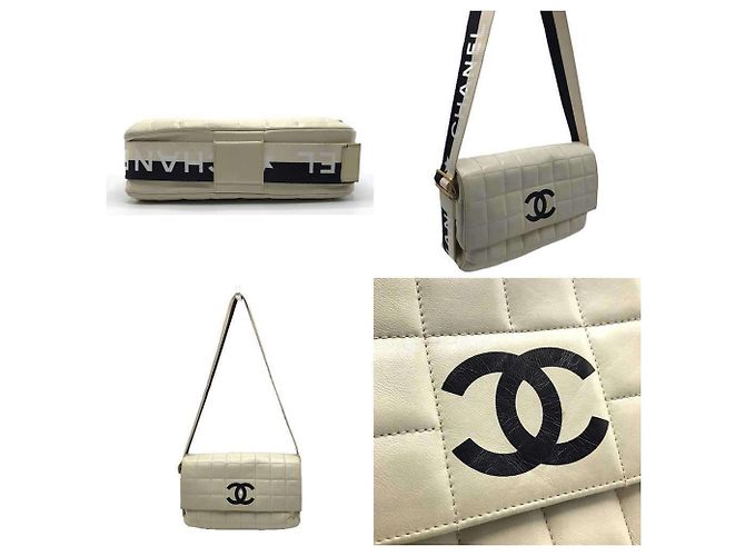 Borsa a tracolla Chanel Sport Line in agnello Crudo - vista 4
