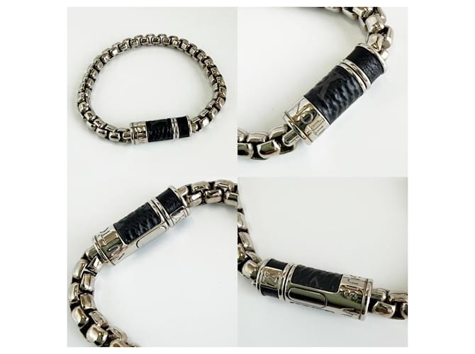 Bracciale Charm Louis Vuitton - Monogram Eclipse Monogramma - vista 3