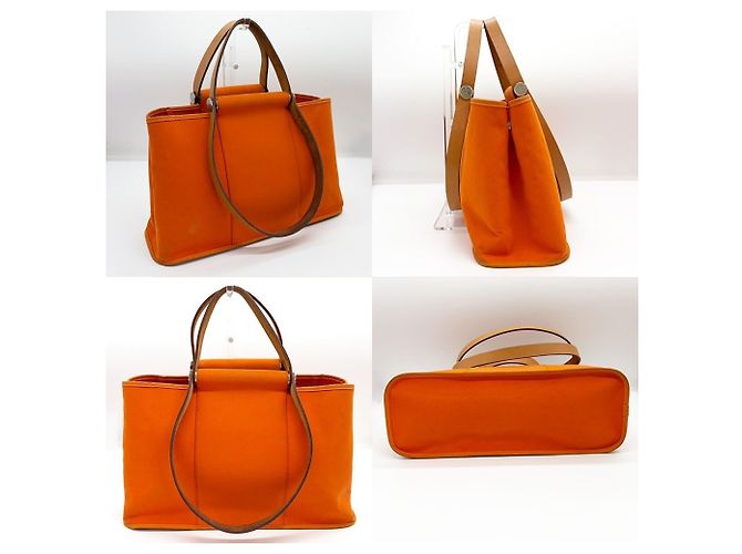 Hermès Hermes Cabas Elan PM Tragetasche Orange - Ansicht 3
