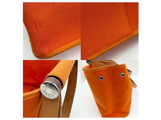 Hermès Hermes Cabas Elan PM Tragetasche Orange - Ansicht 5