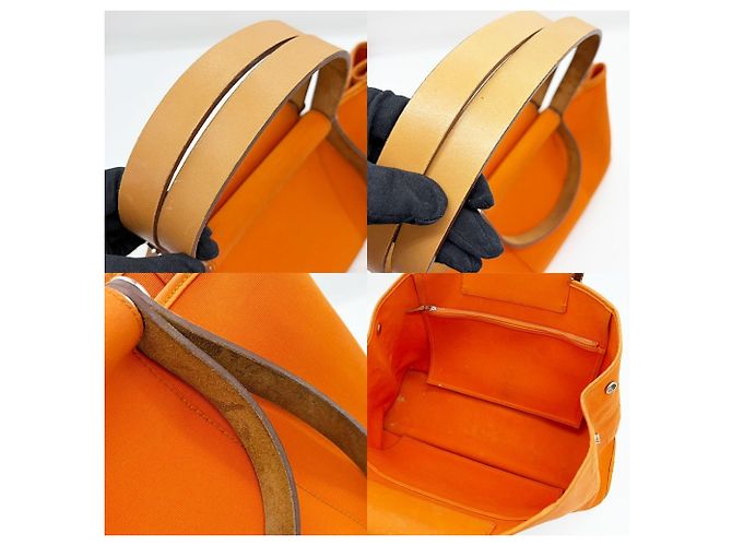 Hermès Hermes Cabas Elan PM Tragetasche Orange - Ansicht 6
