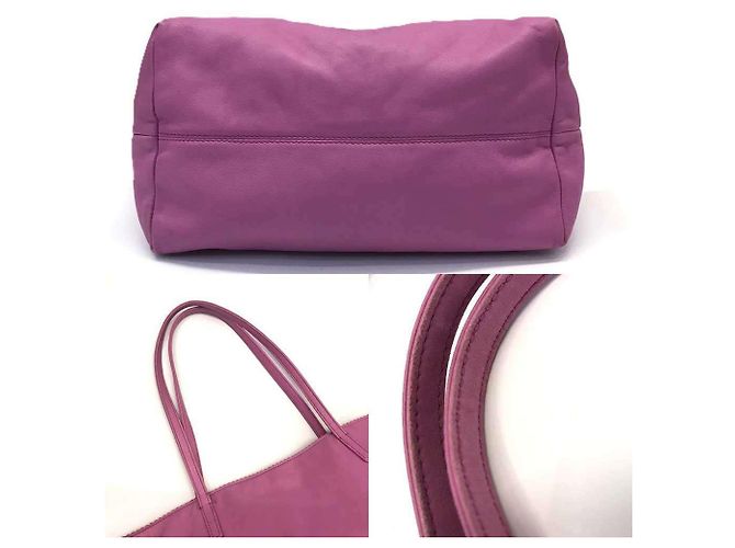 Bolso Tote Loewe de piel nappa rosa - vista 4