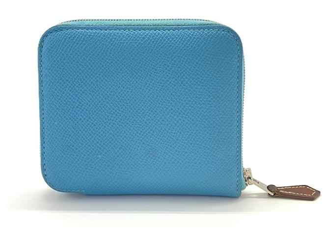 Hermès Cartera compacta de seda Azap Hermes Azul - vista 2