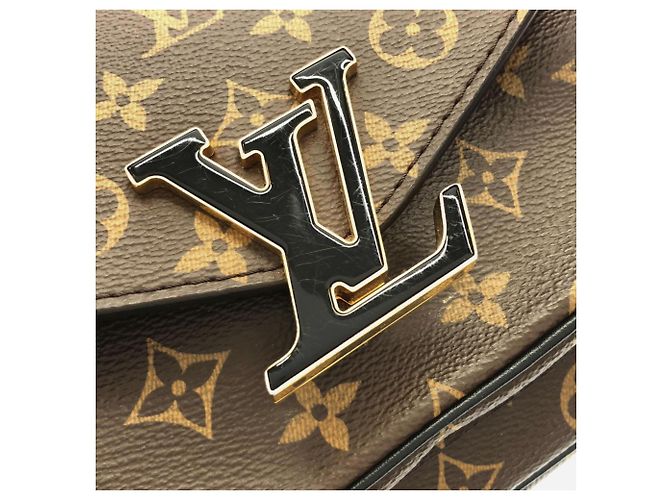 Borsa a Spalla Louis Vuitton Monogram Passy Marrone Monogramma - vista 5