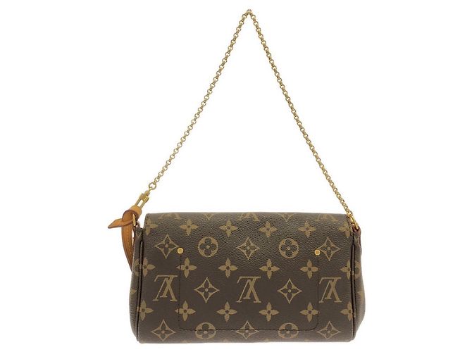 Borsa a Spalla Louis Vuitton Monogram Favorite PM Marrone Monogramma - vista 2