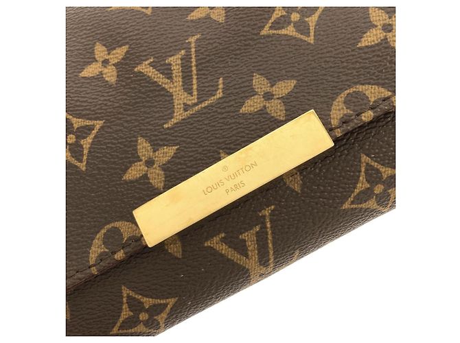 Borsa a Spalla Louis Vuitton Monogram Favorite PM Marrone Monogramma - vista 4