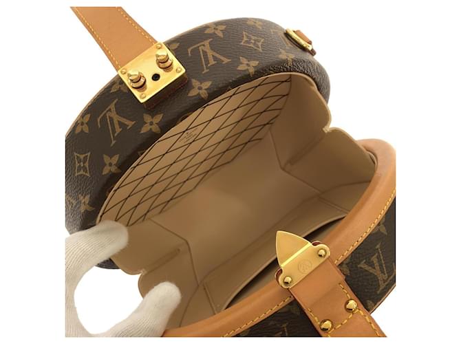 Bolso Louis Vuitton Monogram Petite Boite Chapeau Castaño Monograma - vista 9