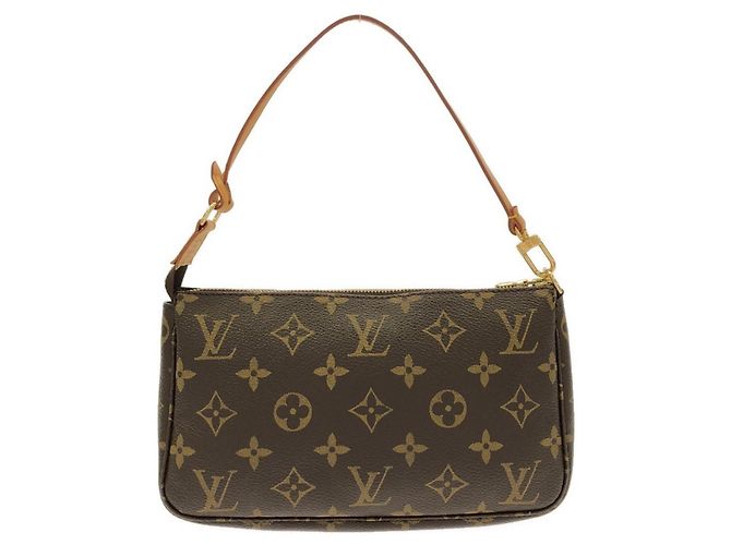Louis Vuitton Monogram Pochette Accessoires Marrone Monogramma - vue 2