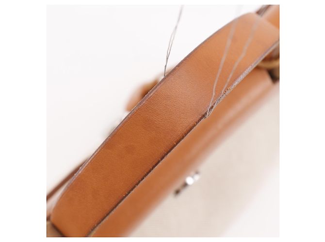 Hermès Hermes Herbag PM Schultertasche Schwarz Beige - Ansicht 5