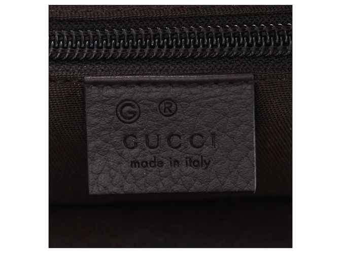 Gucci Brown GG Canvas Backpack - view 14