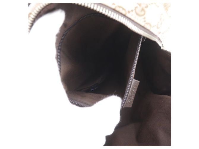 Gucci Brown GG Canvas Backpack - view 7