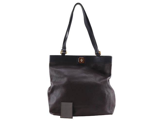 Delvaux Ledertasche in Braun - Ansicht 19