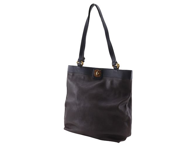 Delvaux Ledertasche in Braun - Ansicht 2
