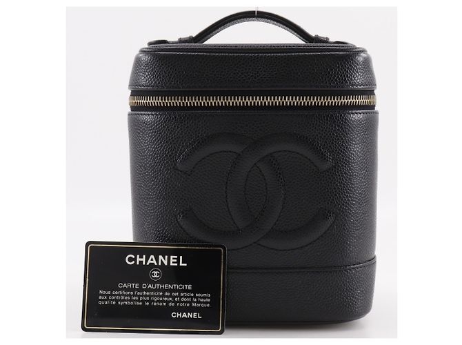 Chanel Coco Mark Vanity Handtasche Schwarz - Ansicht 16