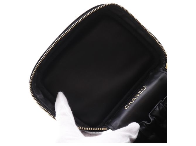 Chanel Coco Mark Vanity Handtasche Schwarz - Ansicht 8