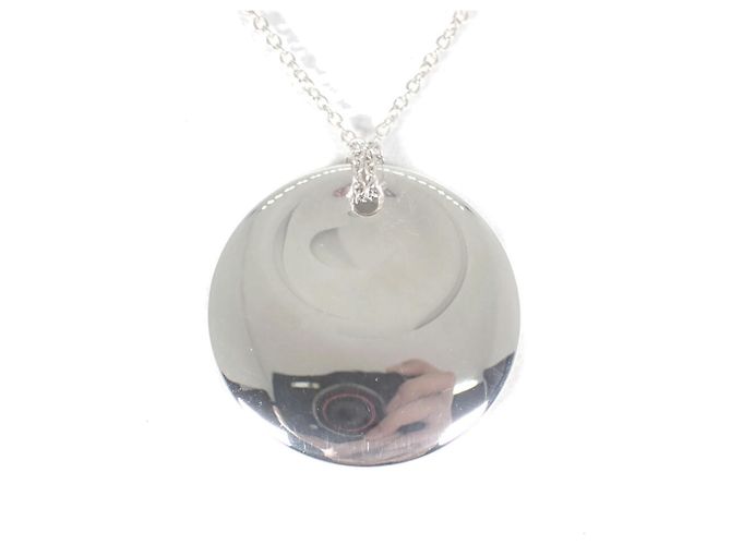Collana con pendente rotondo in argento 925 Tiffany & Co. - vista 2