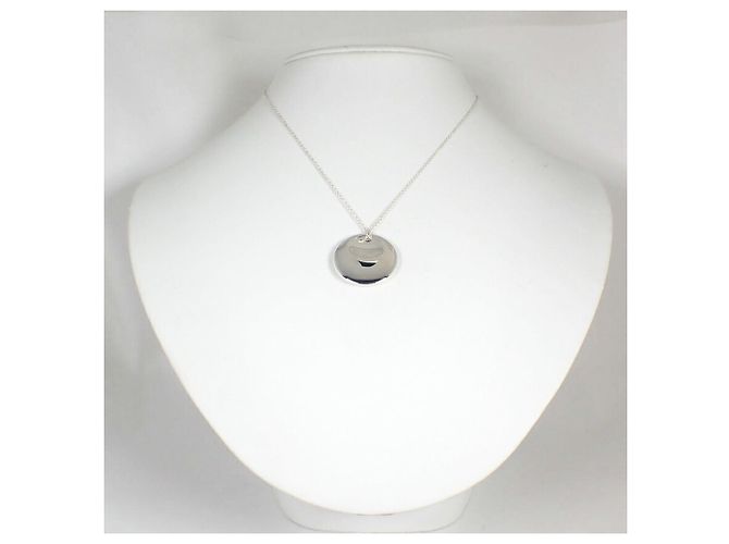 Collana con pendente rotondo in argento 925 Tiffany & Co. - vista 3