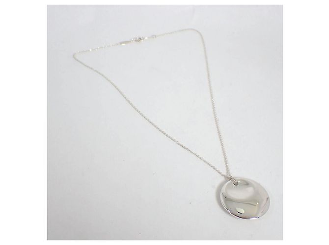 Collana con pendente rotondo in argento 925 Tiffany & Co. - vista 4
