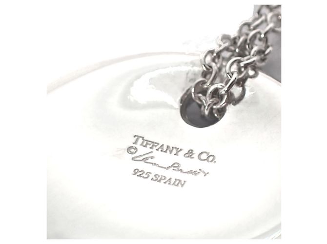 Collana con pendente rotondo in argento 925 Tiffany & Co. - vista 6