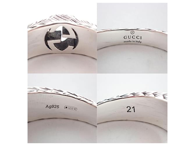 Anello Gucci 925 Interlocking G - vista 8