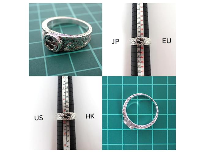 Anello Gucci 925 Interlocking G - vista 9