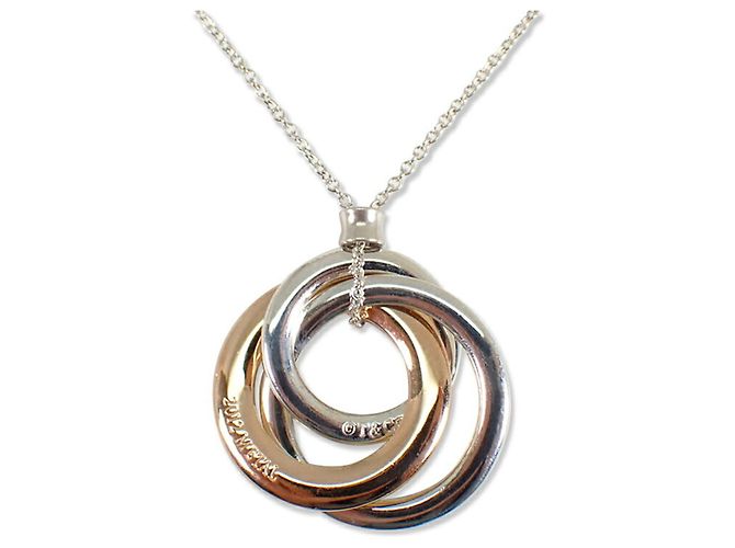Collana Tiffany & Co. 925 Metal 1837 Triple Interlocking Circle - vista 2