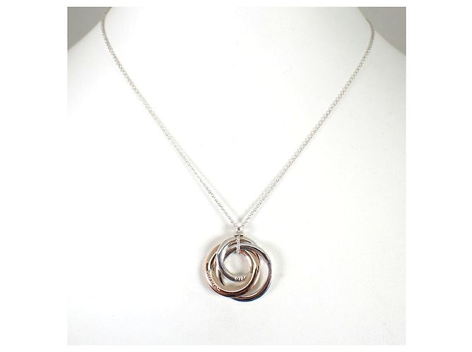 Collana Tiffany & Co. 925 Metal 1837 Triple Interlocking Circle - vista 3