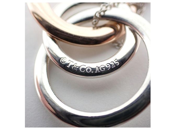 Collana Tiffany & Co. 925 Metal 1837 Triple Interlocking Circle - vista 8