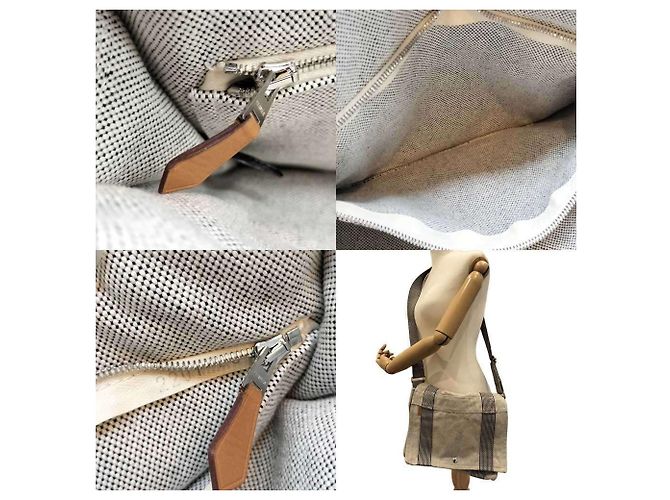 Hermès Borsa a Spalla Hermes New Fourre-Tout Bassas PM Marrone - vista 6