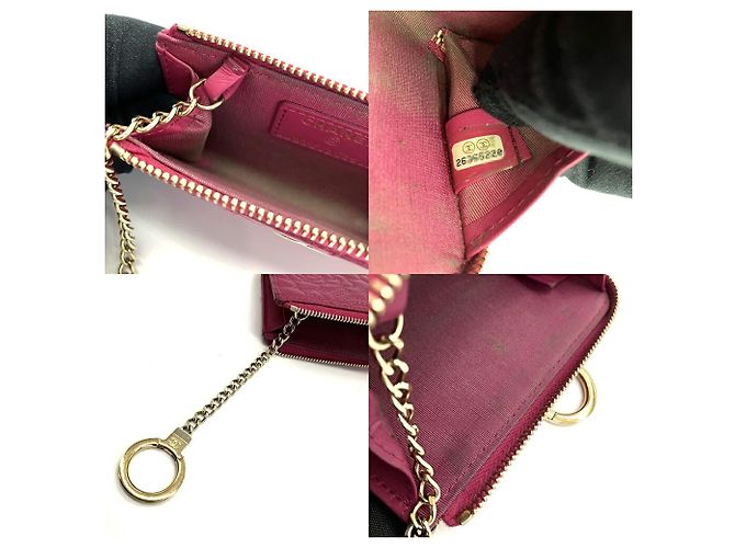Monedero Chanel Camellia No. 5 Rosa Roja - vista 6
