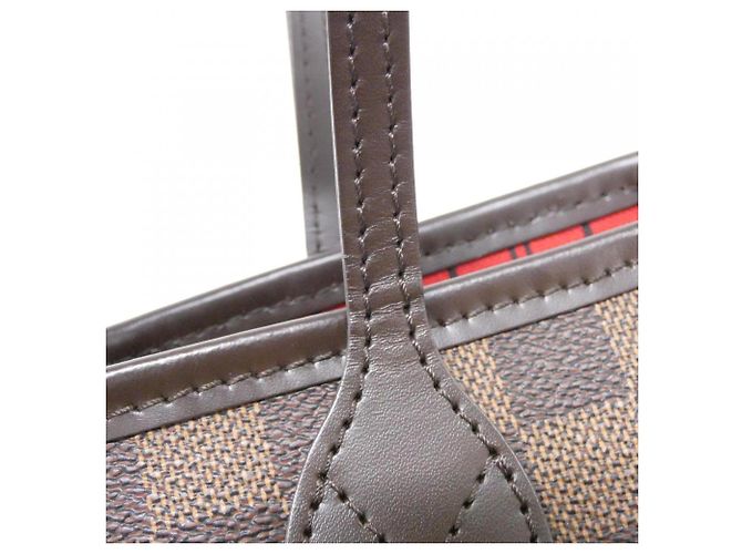 Borsa Louis Vuitton Damier Neverfull PM Damier ebene - vista 3