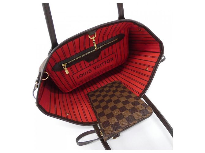 Borsa Louis Vuitton Damier Neverfull PM Damier ebene - vista 5