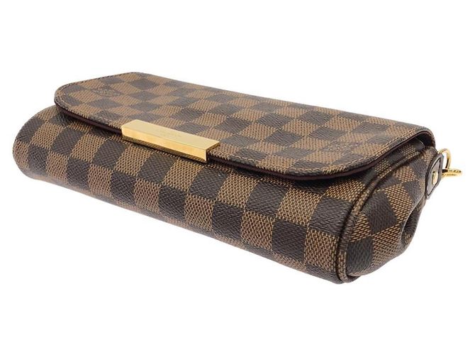 Borsa a tracolla Louis Vuitton Damier Favorite PM Damier ebene - vista 3